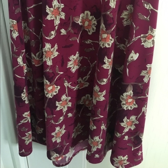 Max Studio Autumn colors sleeveless fit & flare dress - Picture 6 of 6